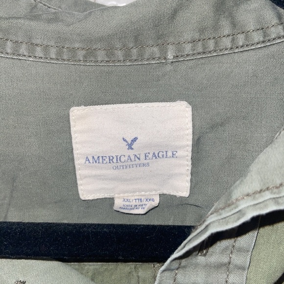 Two toned American eagle button down - Picture 3 of 3